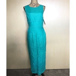 Donna Morgan for Maggy 100% linen maxi dress 12